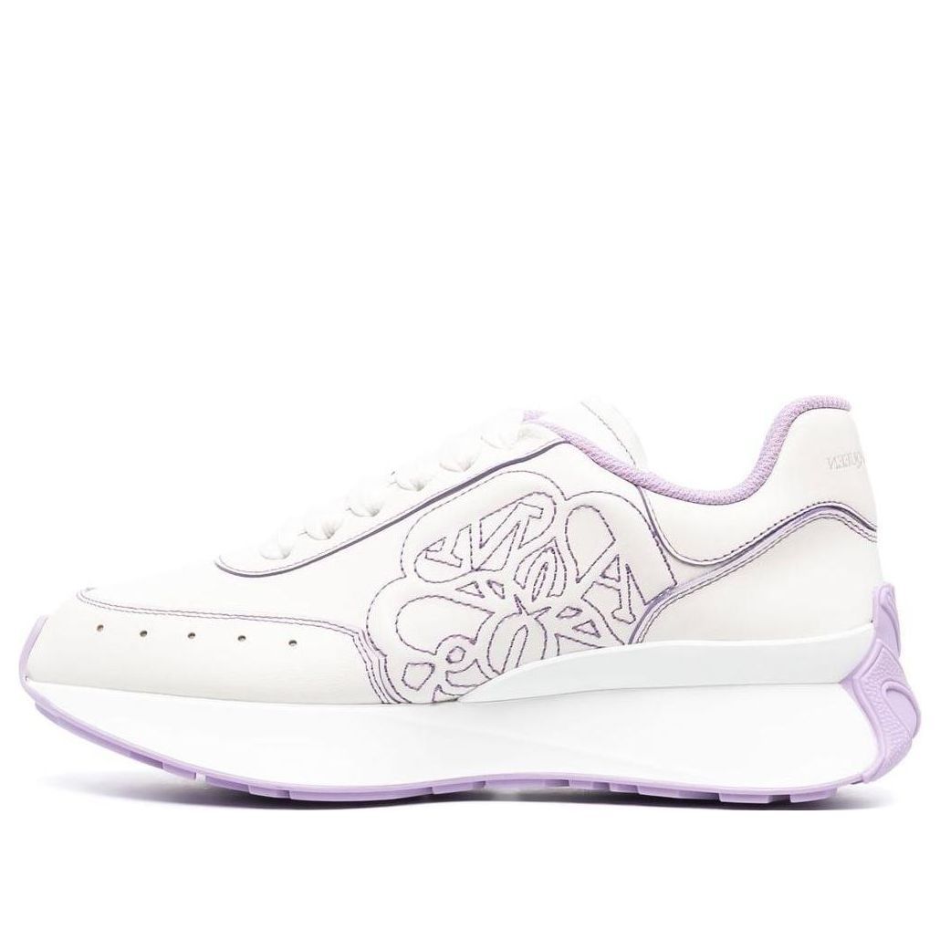(WMNS) Alexander McQueen Sprint Runner 'White Lilac' 687995WIC9K8888 sold by KicksCrew