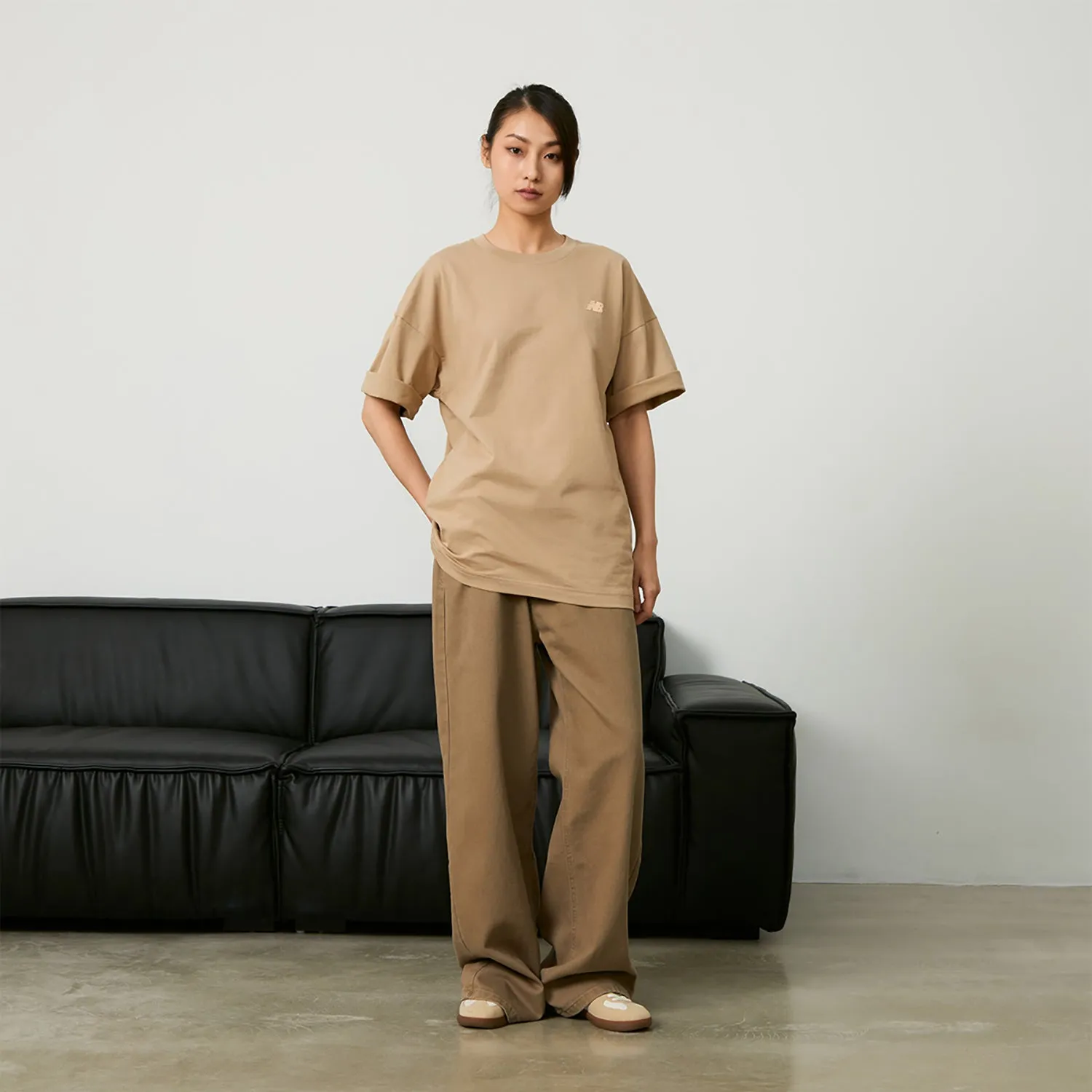 New Balance x PK Graphic T-shirt 'Light Beige' NEE26181-LB sold by KicksCrew product image thumbnail 3