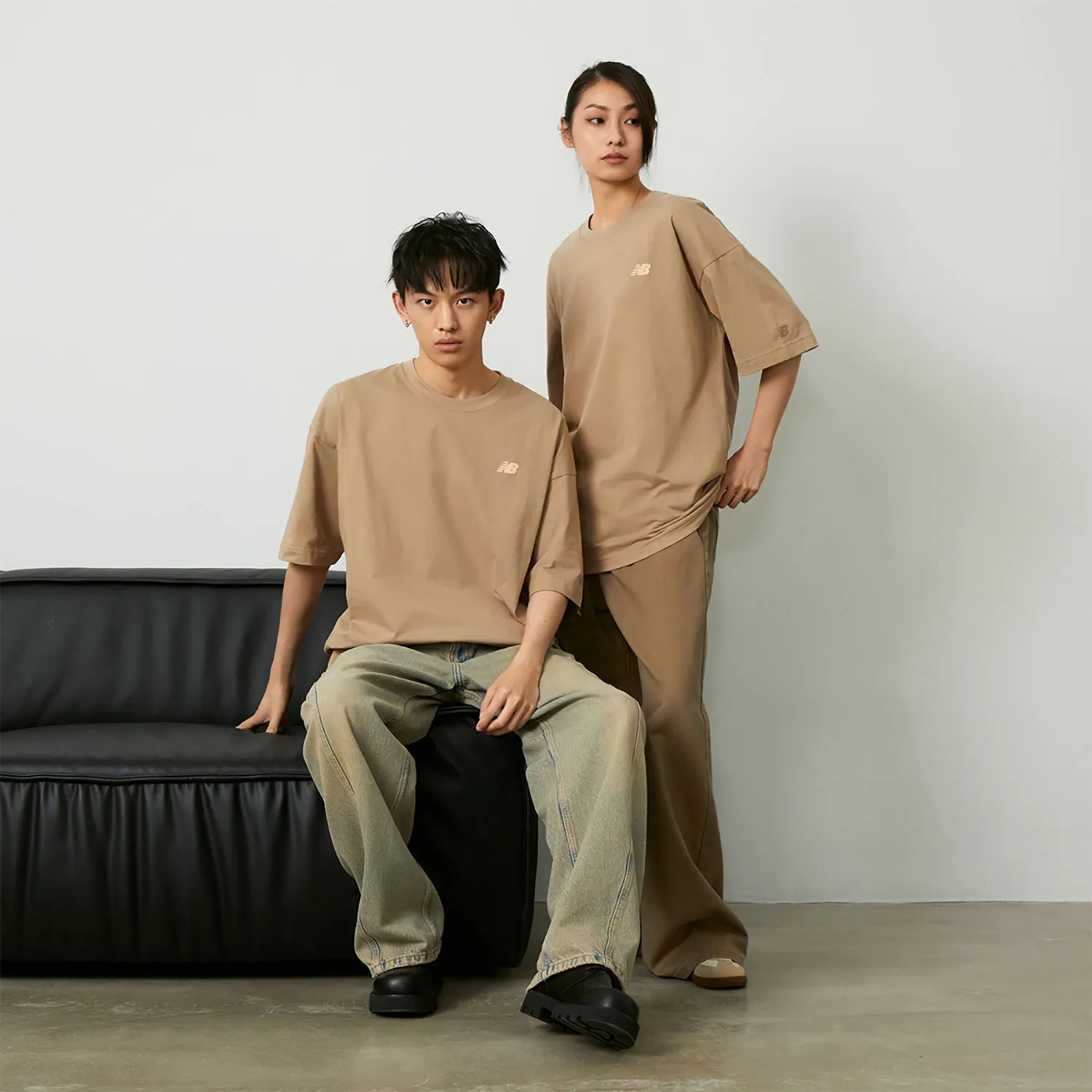 New Balance x PK Graphic T-shirt 'Light Beige' NEE26181-LB sold by KicksCrew product image thumbnail 5