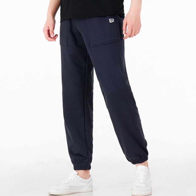 Puma Logo Downtown Sweatpants 'Navy Blue' 535378-43 sold by KicksCrew product image thumbnail 4