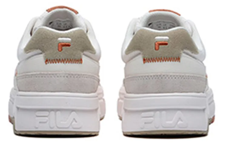 (WMNS) FILA FUSION Low-Top Skate Sneakers 'White Orange' T12W145107FSS sold by KicksCrew product image thumbnail 4