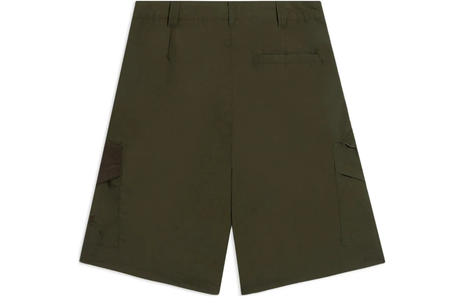 Li-Ning Embroidered Logo Shorts 'Dark Olive Green' AKSS077-3 sold by KicksCrew product image thumbnail 2
