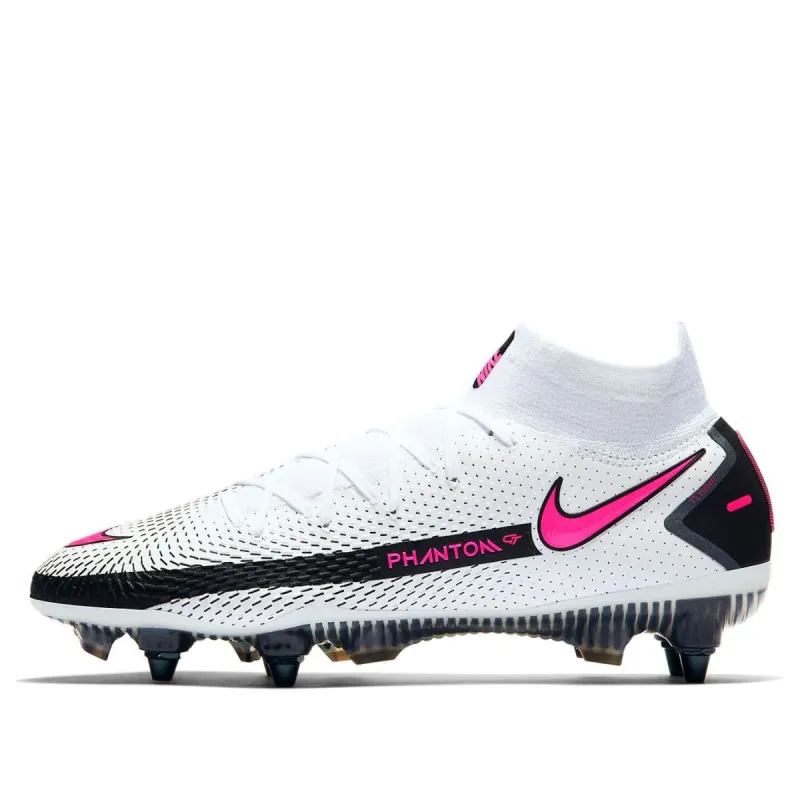Nike Phantom GT Elite DF SG Pro 'White Pink Black' CW6593-161 sold by KicksCrew