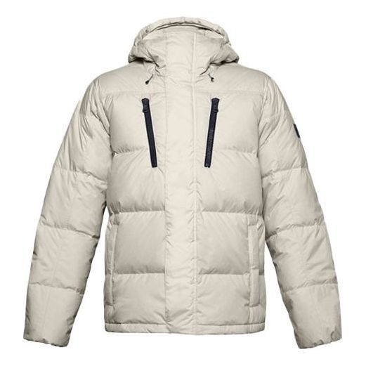 Under Armour Sportstyle Fleece Down Jacket 'White' 1355853-110 sold by KicksCrew