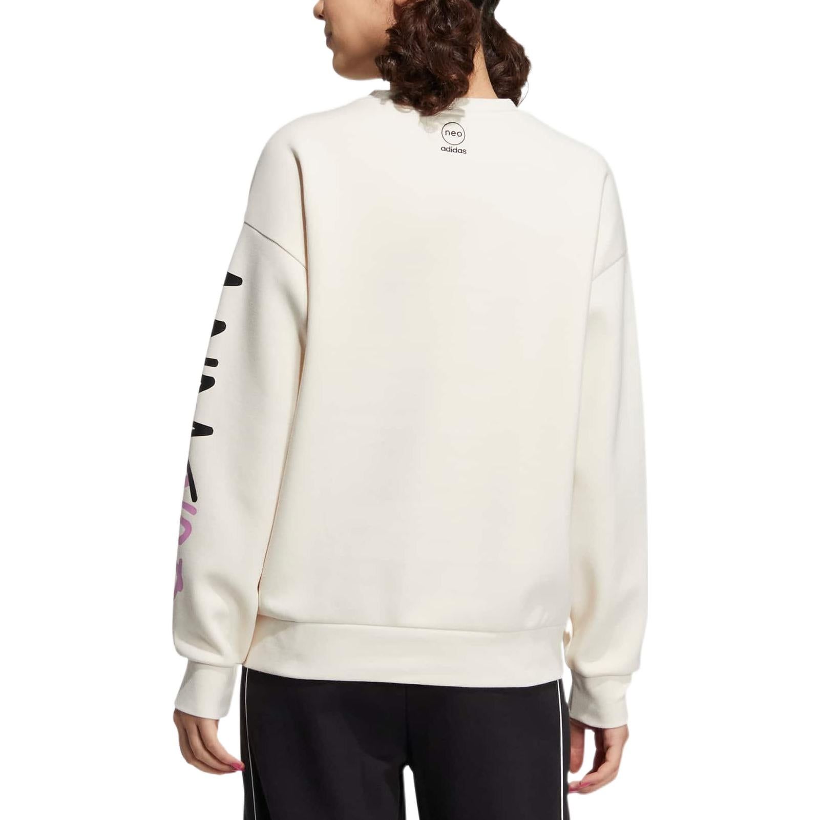 (WMNS) Adidas Neo Vbe Sweatshirts 'White' HY9645 sold by KicksCrew product image thumbnail 3