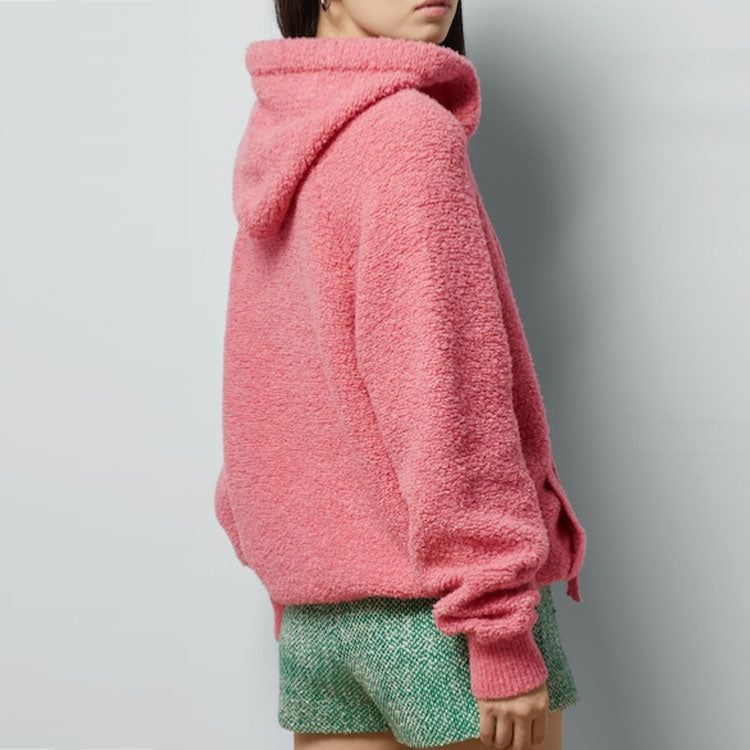 (WMNS) Gucci Interlocking G Bouclé Hoodie 'Pink' 766086-XKDMG-5175 sold by KicksCrew product image thumbnail 3