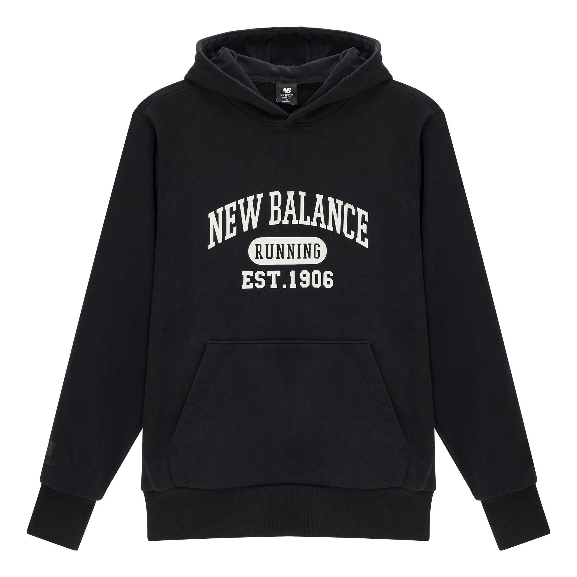 New Balance Classic Lifestyle Hoodie 'Black White' AMT31313-BK sold by KicksCrew