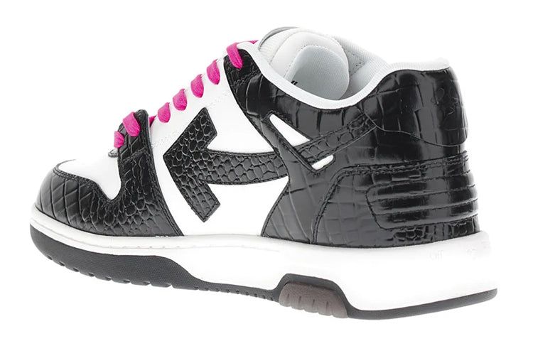Off-White Out Of Office Low-Top Sneaker 'Black White Purple' OMIA189S23LEA0060110 sold by KicksCrew product image thumbnail 4
