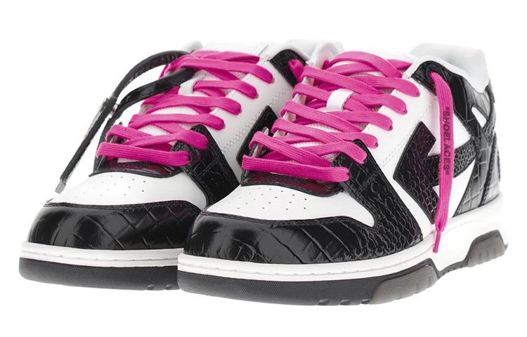 Off-White Out Of Office Low-Top Sneaker 'Black White Purple' OMIA189S23LEA0060110 sold by KicksCrew product image thumbnail 2