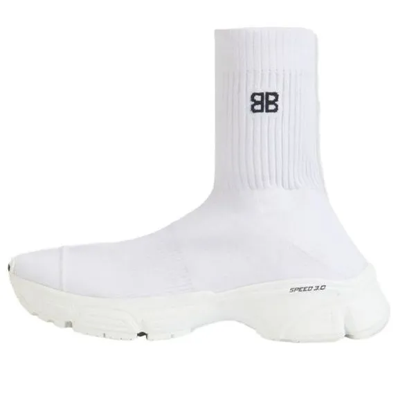 Balenciaga Speed 3.0 Monocolor Sneakers 'Recycled Off White' 654532W2DN29000 sold by KicksCrew