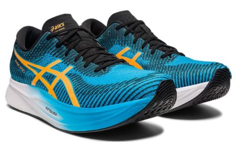 ASICS Magic Speed 2 2E Wide 'Island Blue Orange Pop' 1011B496-400 sold by KicksCrew
