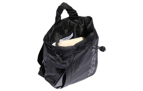 (WMNS) adidas Satin Mini Bucket Backpack 'Black' IB9046 sold by KicksCrew