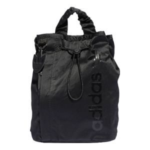 (WMNS) adidas Satin Mini Bucket Backpack 'Black' IB9046 sold by KicksCrew