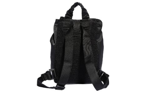 (WMNS) adidas Satin Mini Bucket Backpack 'Black' IB9046 sold by KicksCrew
