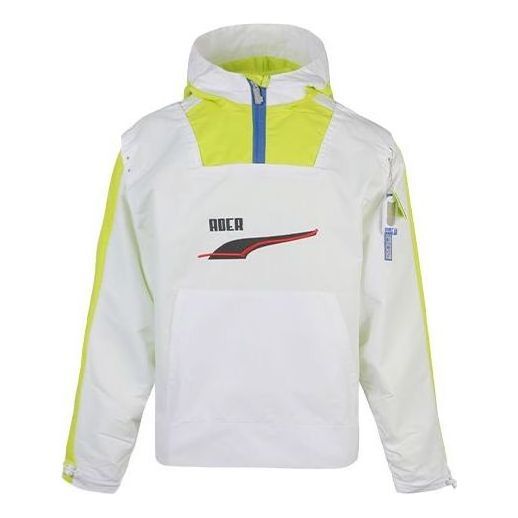 Puma x Ader Error Hoodie 'White Yellow Black' 595535-02 sold by KicksCrew