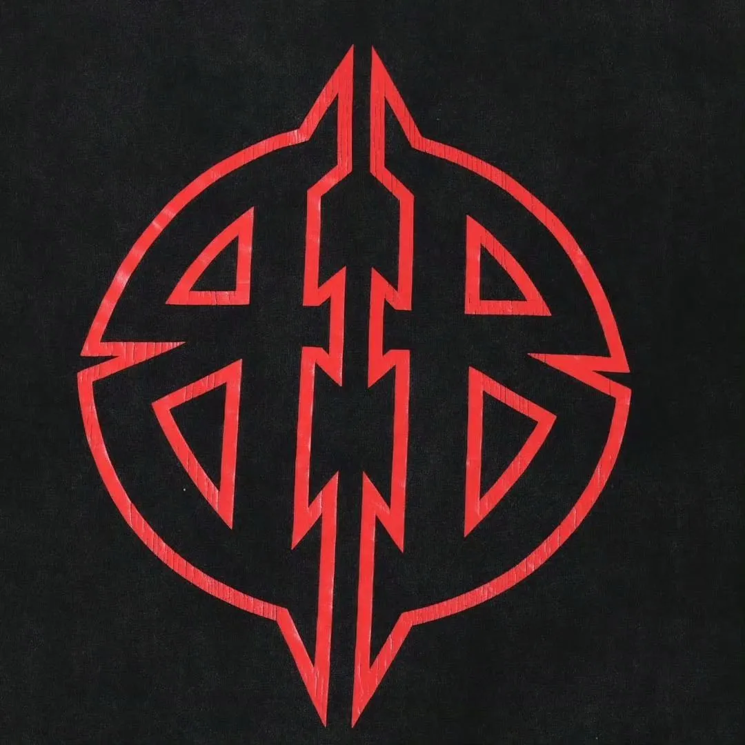 Balenciaga Metal BB Stencil T-shirt 'Black Red' 764235TPVI21568 sold by KicksCrew product image thumbnail 5