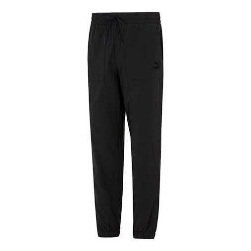 Puma Essentials Logo Pants 'Black' 535554-01 sold by KicksCrew