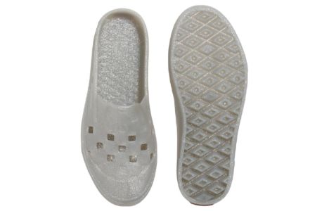 Vans Slip-On Mule TRK Glitter Shoes 'Grey' VN0005V8BGF sold by KicksCrew
