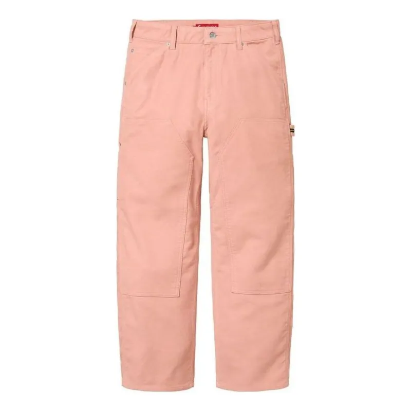 Supreme FW23 Week5 Moleskin Double Knee Painter Pants 'Pink' SUP-FW23-097 sold by KicksCrew