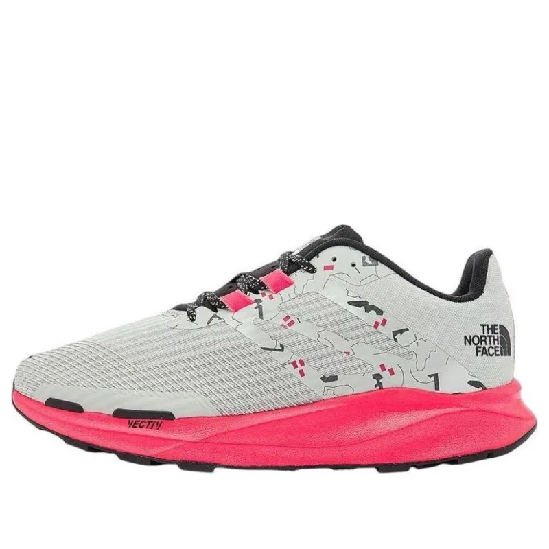 (WMNS) THE NORTH FACE Vectiv Eminus Running Sneakers ' TNF White Trail Marker Print Brilliant Coral' 5G3M-677 sold by KicksCrew