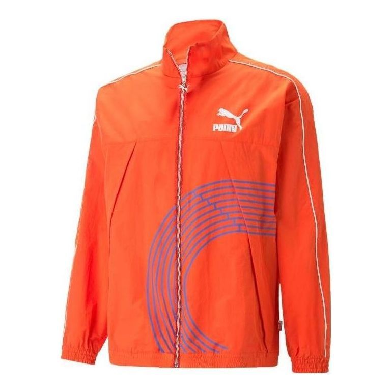 Puma Track Meet T7 Track Jacket 'Orange' 539020-20 sold by KicksCrew
