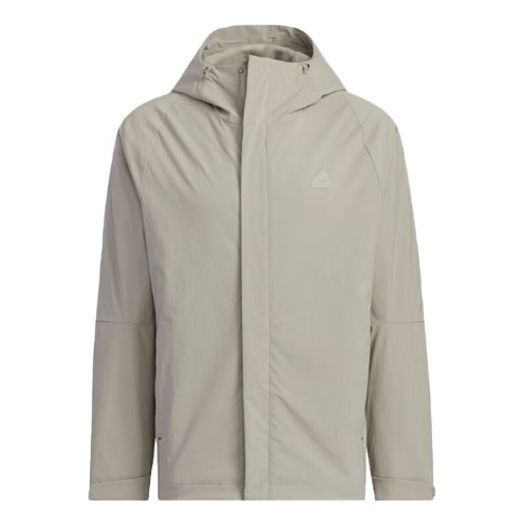 adidas Business Casual Parka Fleece 'Silver Pebble' IZ1591 sold by KicksCrew