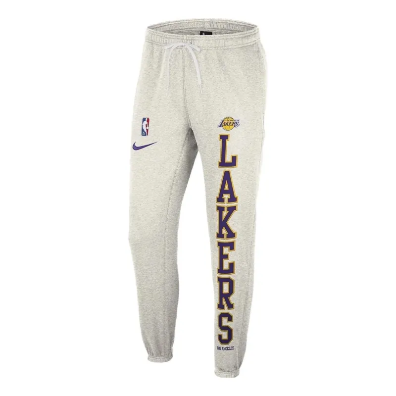 Nike x NBA LA Lakers Courtside Sweatpants 'White' DB1542-051 sold by KicksCrew