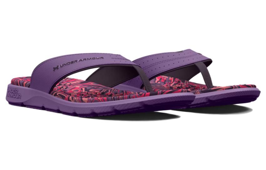 (WMNS) Under Armour Ignite Pro Marbella Graphic Sandal 'Retro Purple Marble' 3026031-500 sold by KicksCrew product image thumbnail 3