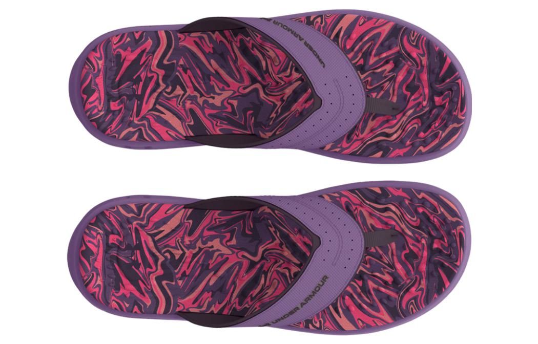 (WMNS) Under Armour Ignite Pro Marbella Graphic Sandal 'Retro Purple Marble' 3026031-500 sold by KicksCrew product image thumbnail 4