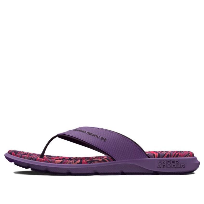 (WMNS) Under Armour Ignite Pro Marbella Graphic Sandal 'Retro Purple Marble' 3026031-500 sold by KicksCrew