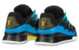 LOUIS VUITTON Zig Zag Sneakers 'Black Blue' 1A49AN sold by KicksCrew