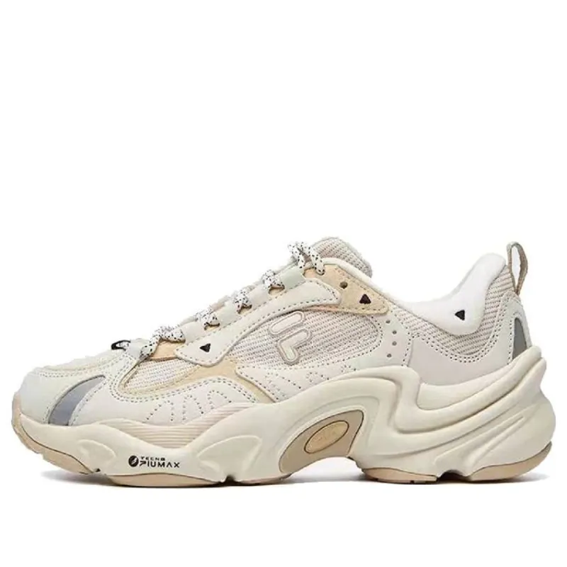 (WMNS) FILA FUSION Heritage Running Shoes 'Cream White' T12W131102FWS sold by KicksCrew