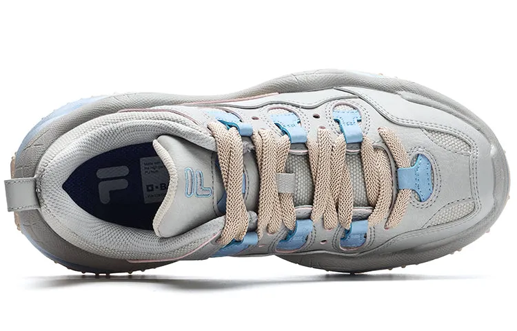 (WMNS) FILA FUSION QD96 Athletic Shoes 'Grey Beige Blue' T12W311203FQB sold by KicksCrew product image thumbnail 3