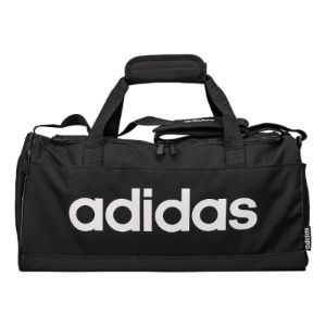 adidas Linear Logo Duffle Bag 'Black' FL3693 sold by KicksCrew