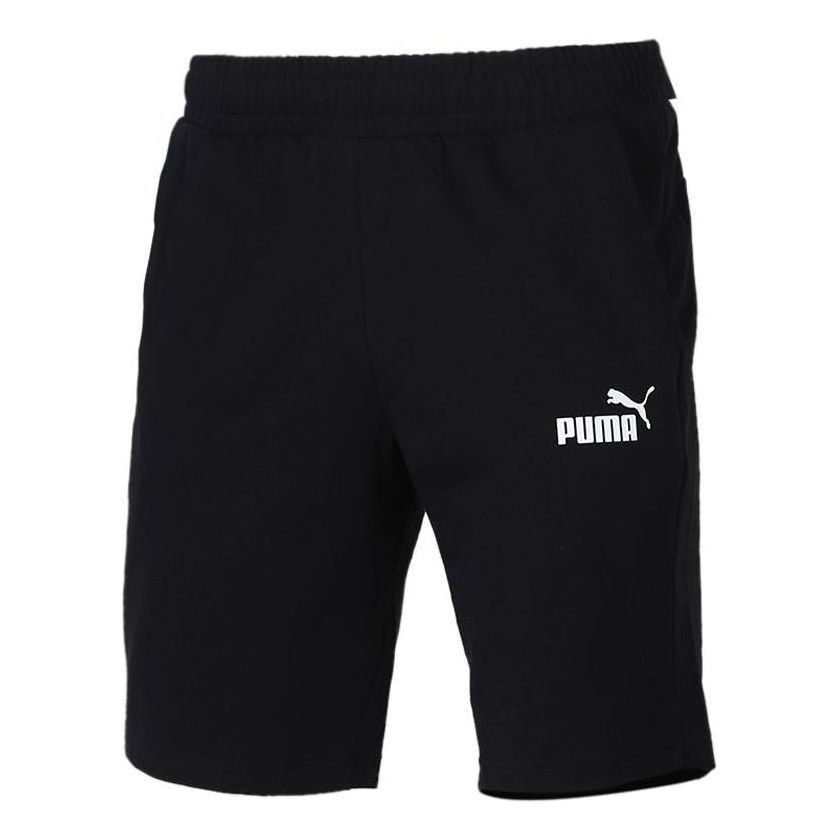 Puma ESS Jersey Shorts 'Black' 853766-01 sold by KicksCrew