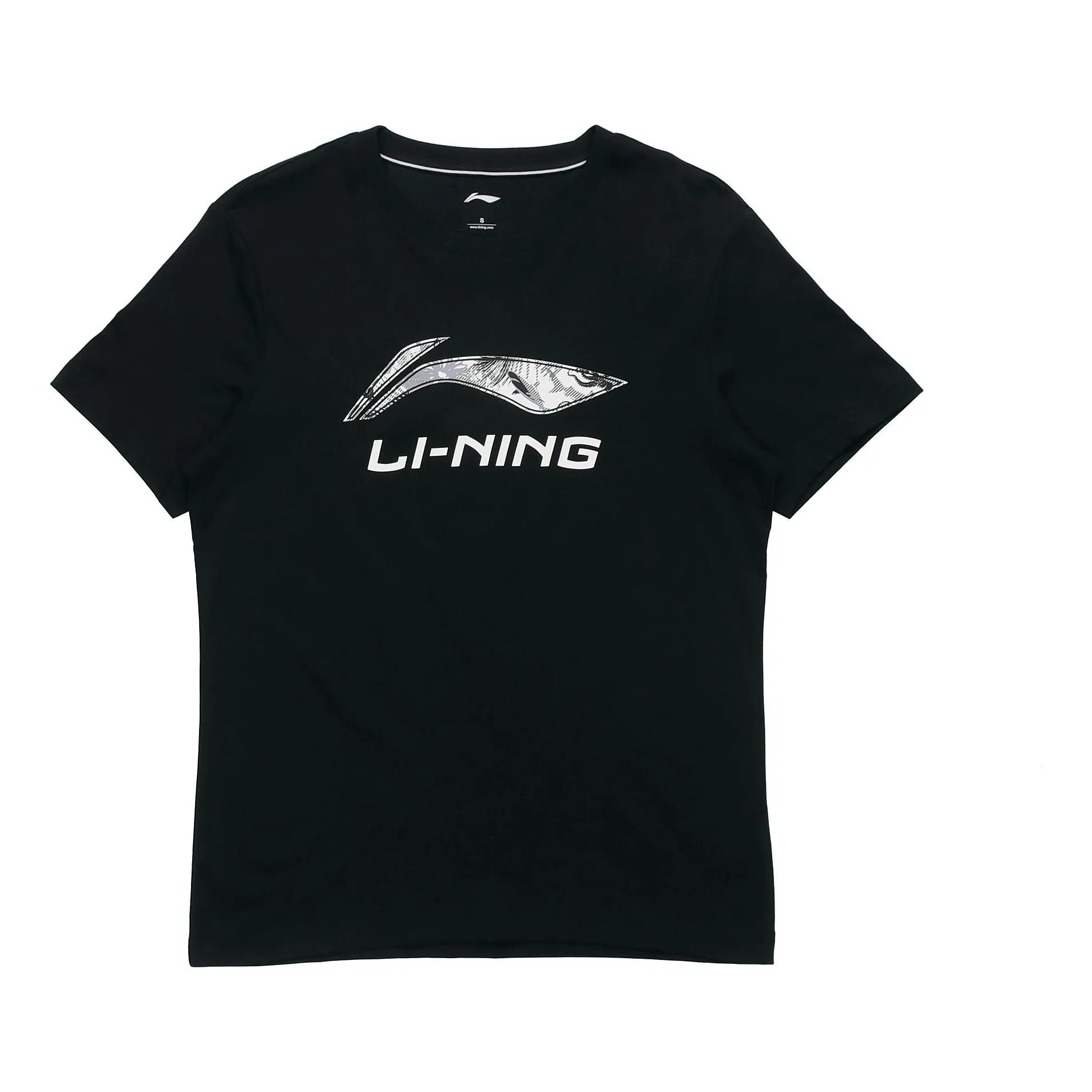 Li-Ning Essential Logo T-shirt 'Black' AHSP897-5 sold by KicksCrew