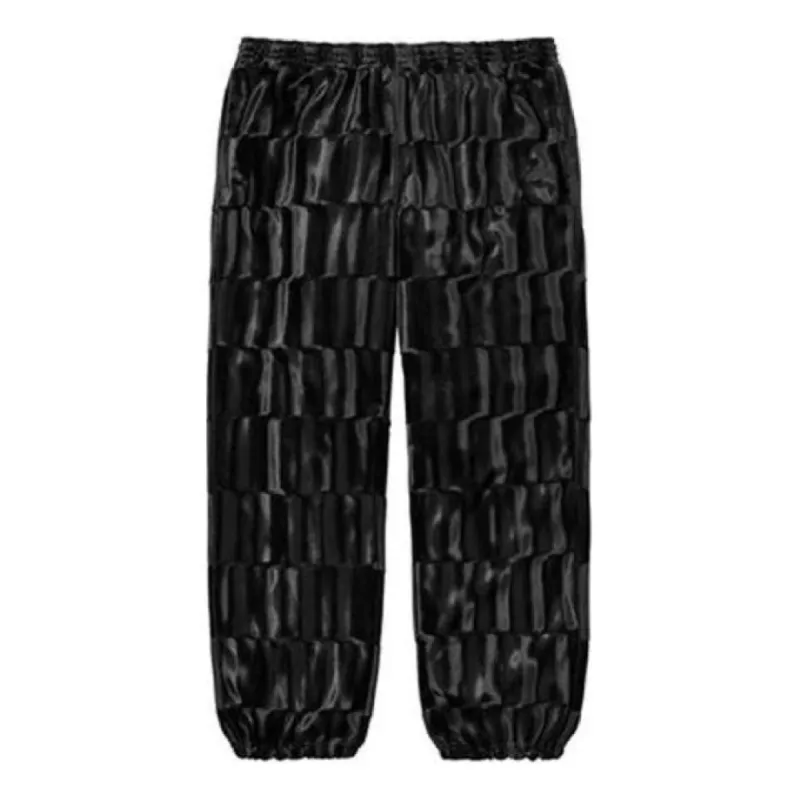 Supreme Velour Pants 'Black' SUP-FW21-142 sold by KicksCrew