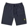 STONE ISLAND Garment Dyed Sweat Shorts 'Navy' 101564651-A0020 sold by KicksCrew