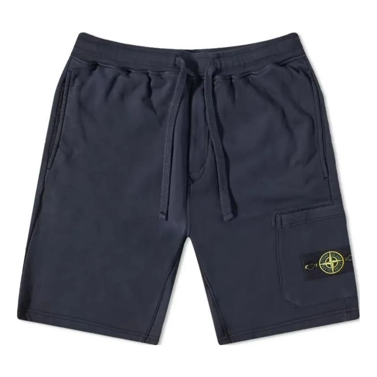 STONE ISLAND Garment Dyed Sweat Shorts 'Navy' 101564651-A0020 sold by KicksCrew