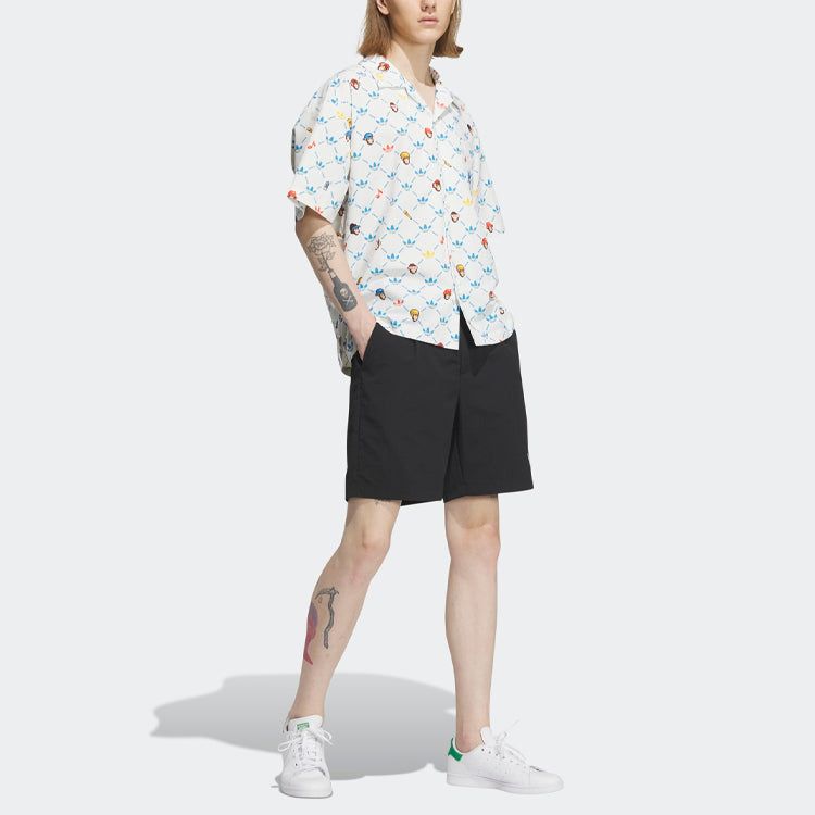 adidas originals x Monkey Kingdom Allover Print Shirt 'White Multicolor' IP1803 sold by KicksCrew product image thumbnail 4