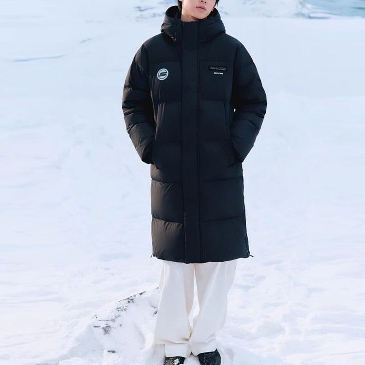 Skechers Long Down Jacket 'Black' P423M125-0018 sold by KicksCrew product image thumbnail 2