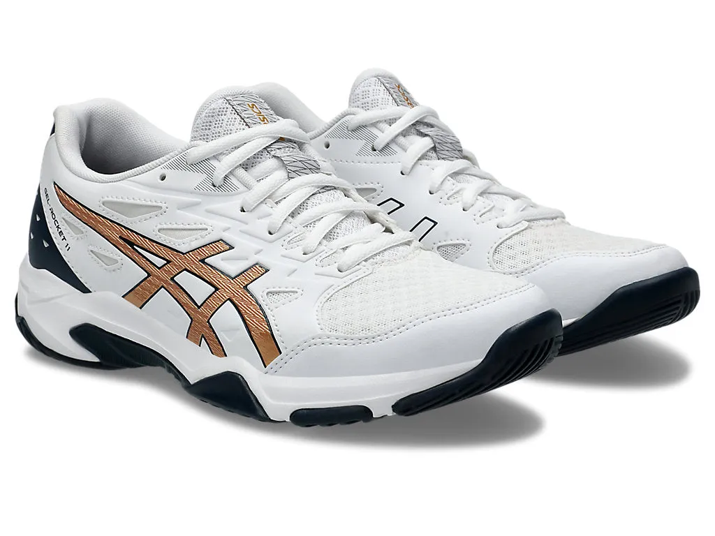 (WMNS) ASICS Gel-Rocket 11 'White Pure Gold' 1072A093-104 sold by KicksCrew product image thumbnail 3