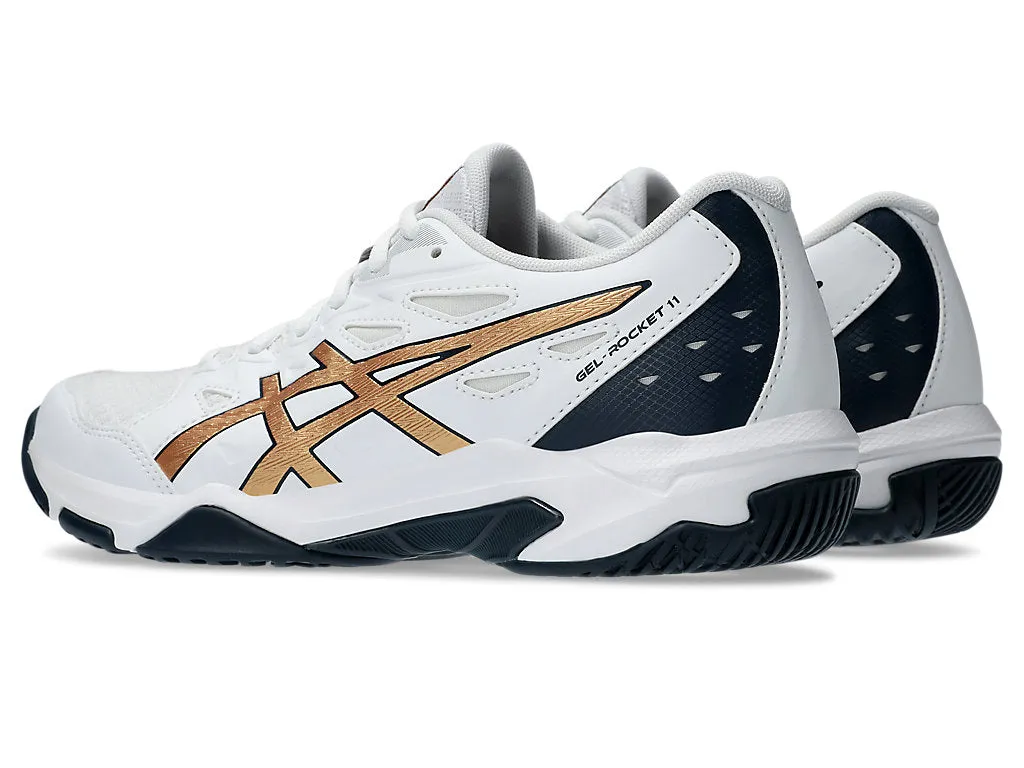 (WMNS) ASICS Gel-Rocket 11 'White Pure Gold' 1072A093-104 sold by KicksCrew product image thumbnail 4