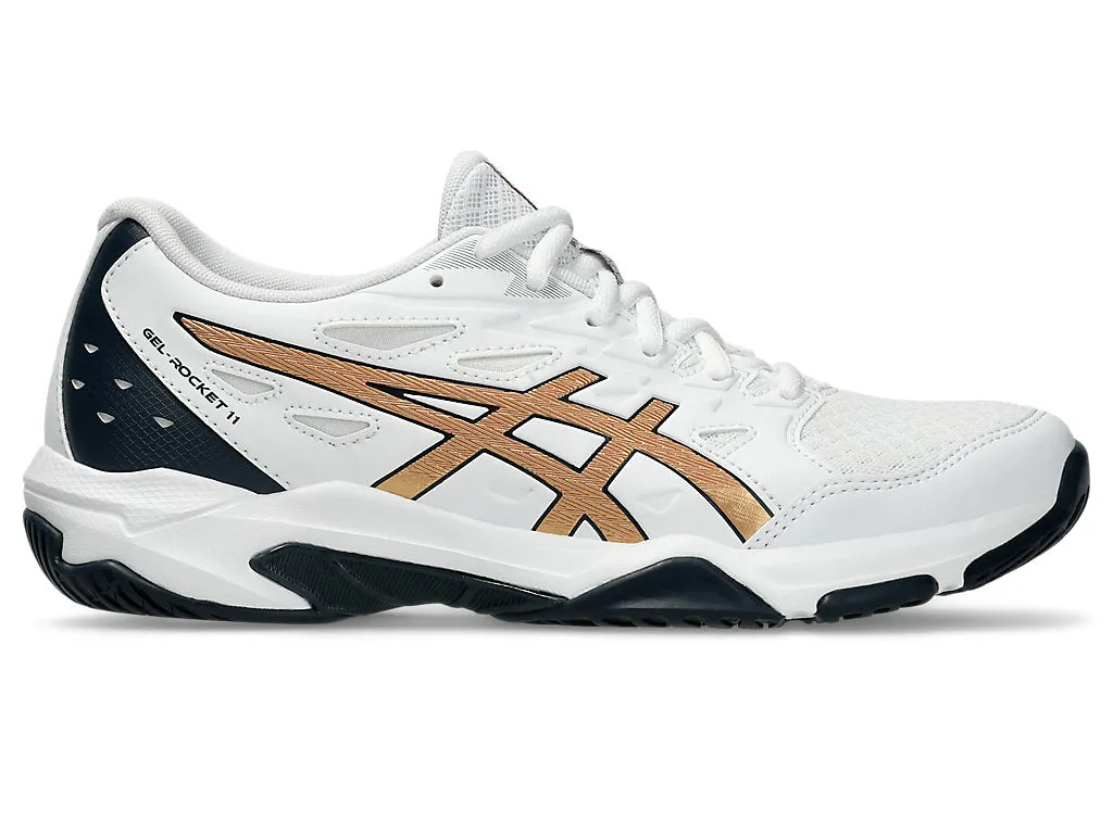 (WMNS) ASICS Gel-Rocket 11 'White Pure Gold' 1072A093-104 sold by KicksCrew product image thumbnail 2