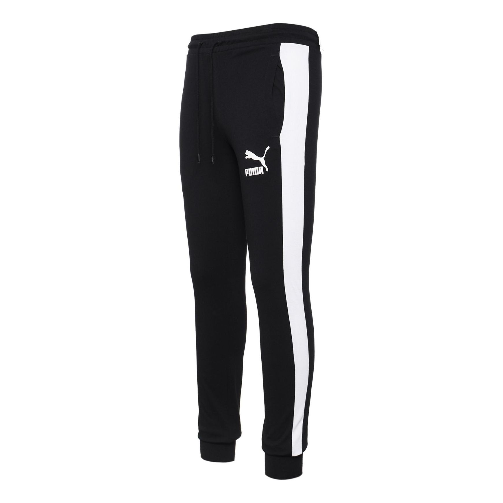 Puma Iconic T7 Track Pants 'Black White' 597471-01 sold by KicksCrew