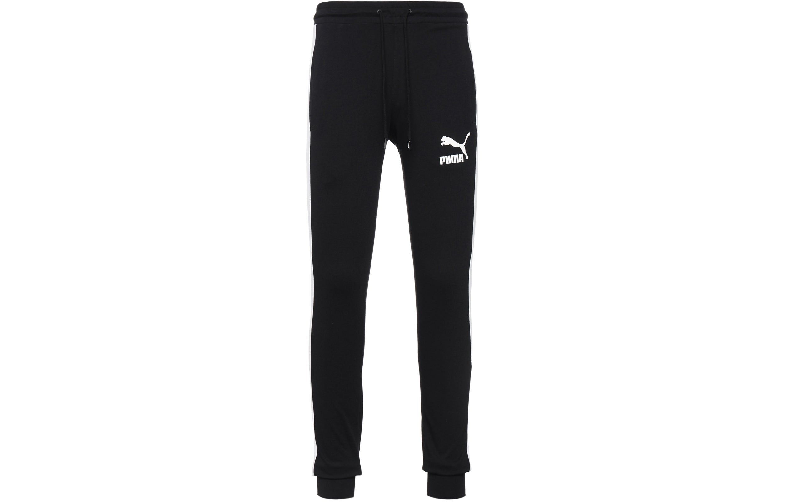 Puma Iconic T7 Track Pants 'Black White' 597471-01 sold by KicksCrew product image thumbnail 2