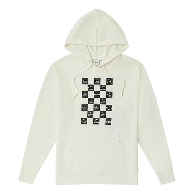 (WMNS) Vans Checkerboard 21 Hoodie 'White' VN0A5LJKFS8 sold by KicksCrew