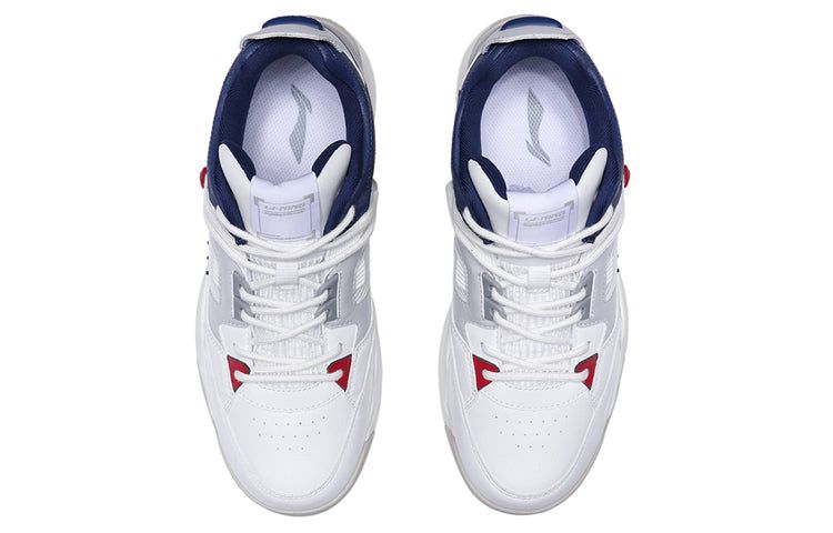 Li-Ning Casual Basketball Shoes 'White Grey Blue' AGBR025-3 sold by KicksCrew product image thumbnail 4