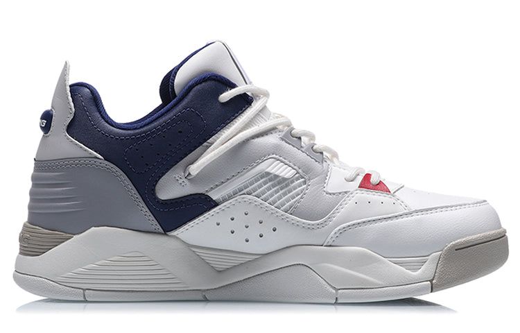 Li-Ning Casual Basketball Shoes 'White Grey Blue' AGBR025-3 sold by KicksCrew product image thumbnail 2