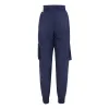 (GS) Nike Woven Cargo Pants 'Navy Yellow' FJ7235-410 sold by KicksCrew